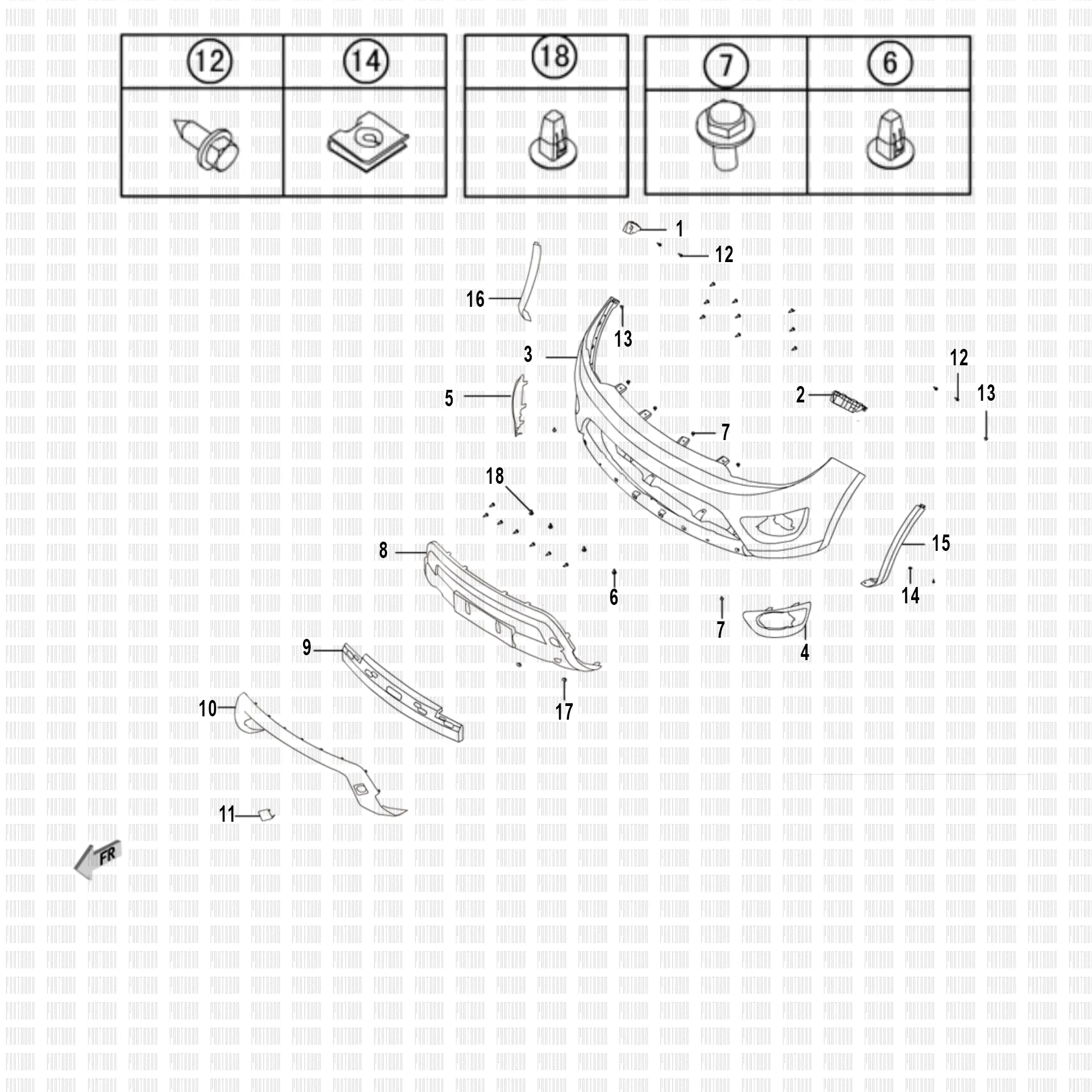 GWM-HAVAL-M4-BUMPER-GRILLE-FOG-LAMP-BEZEL-PARTSZAR-WE-SELL-PARTS