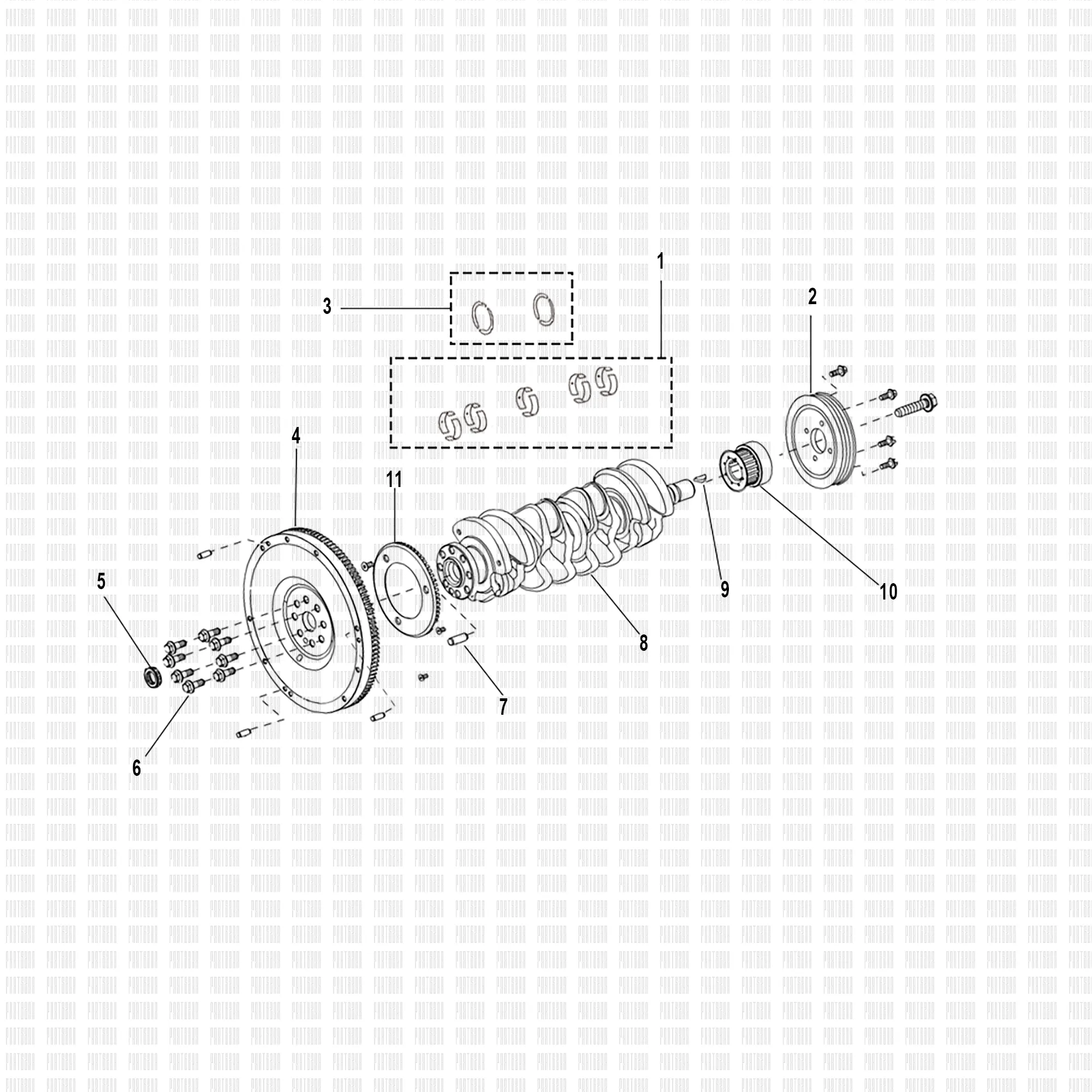 4D20-VGT-ENGINE-CRANK-SHAFT-PARTS-LIST-PARTSZAR-WE-SELL-PARTS;